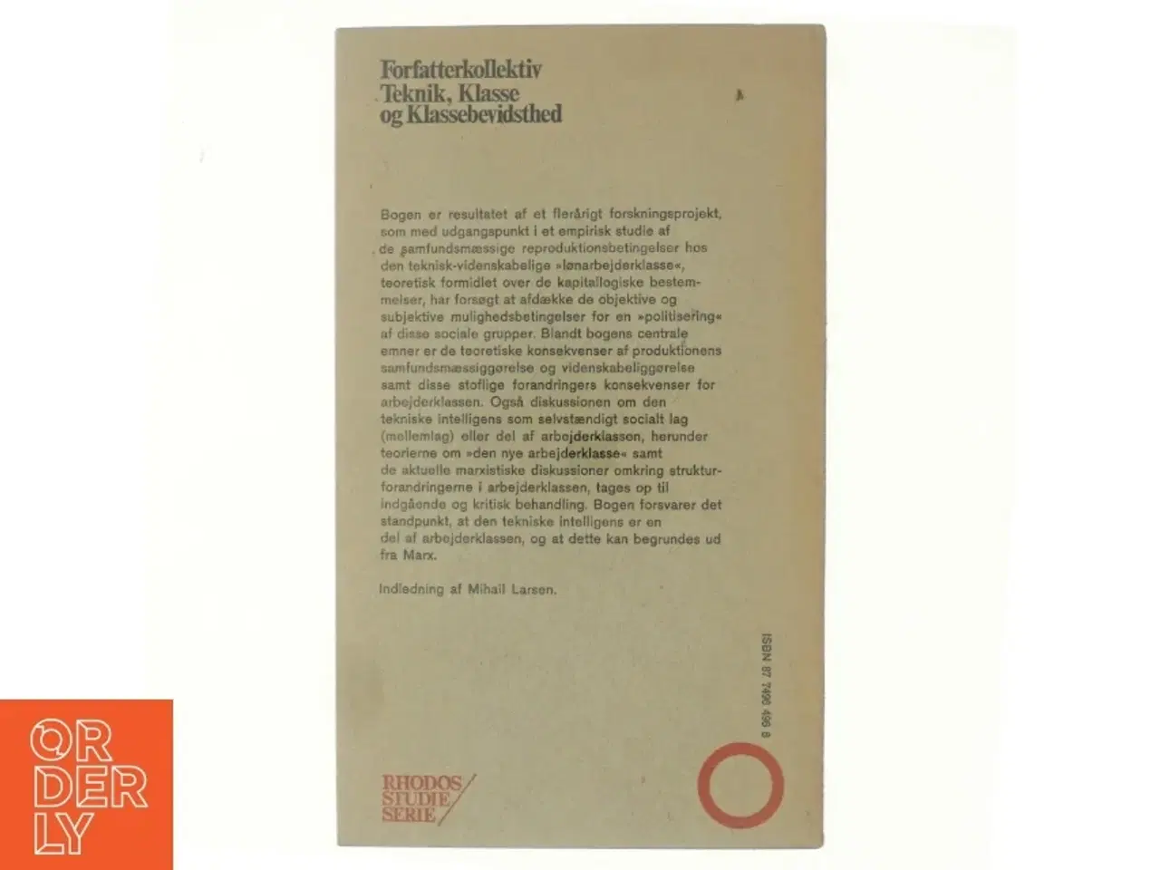 Billede 3 - Teknik, klasse og klassebevidsthed af Forfatterkollektiv (bog)