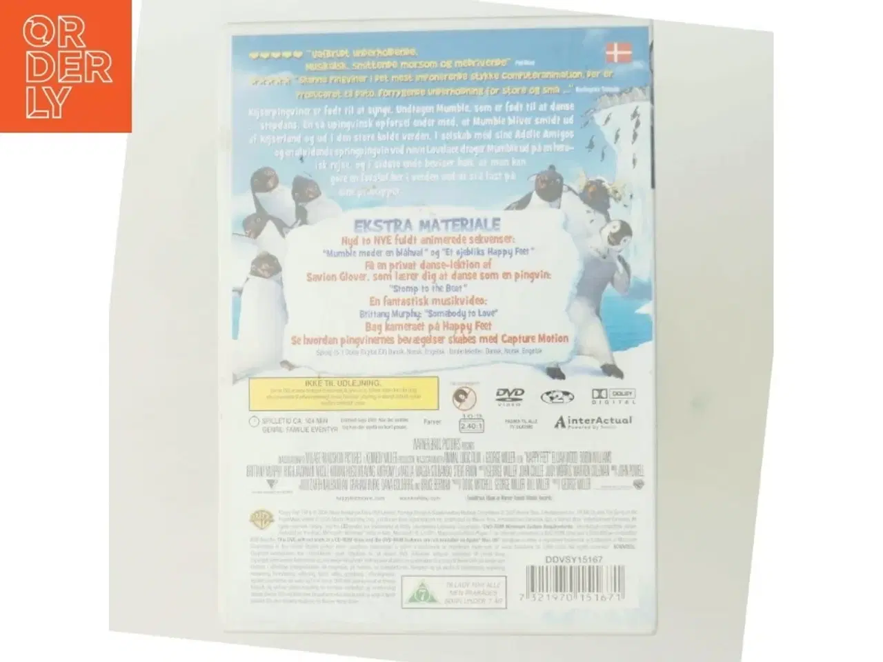 Billede 3 - Happy Feet                            &lt;span class="label label-blank pull-right"<Standard edition&lt;/span< med Robin Williams (DVD