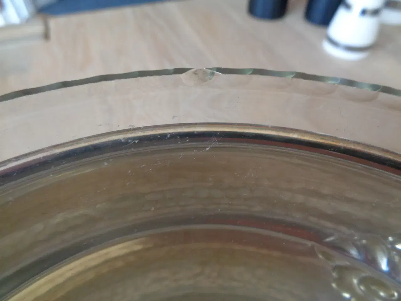 Billede 7 - Sølvskål med glas indsats 
