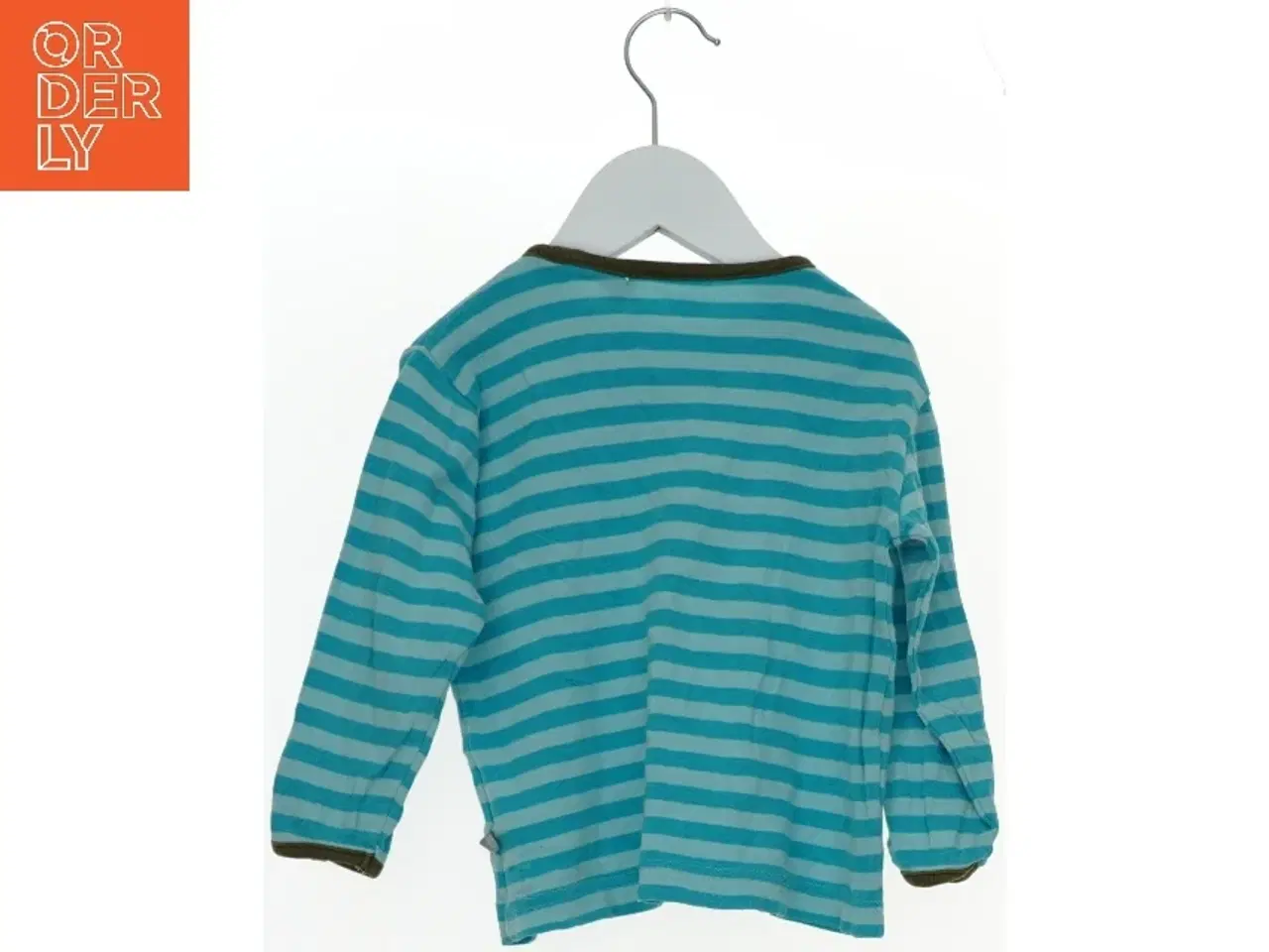 Billede 2 - Stribet langærmet bluse til børn fra Minymo (str. 92)
