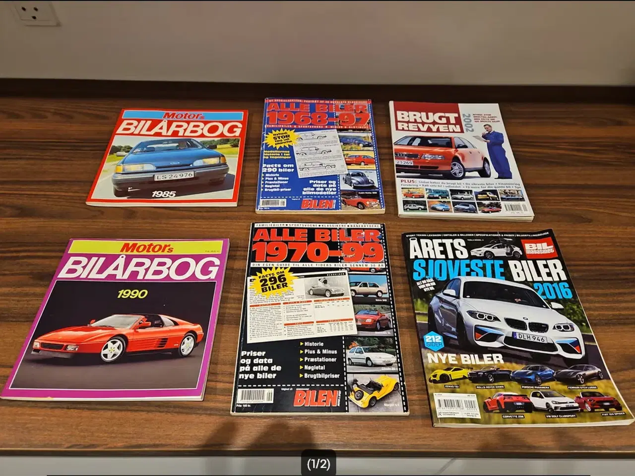 Billede 1 - Historiske bilårbøger fra 1985 og frem