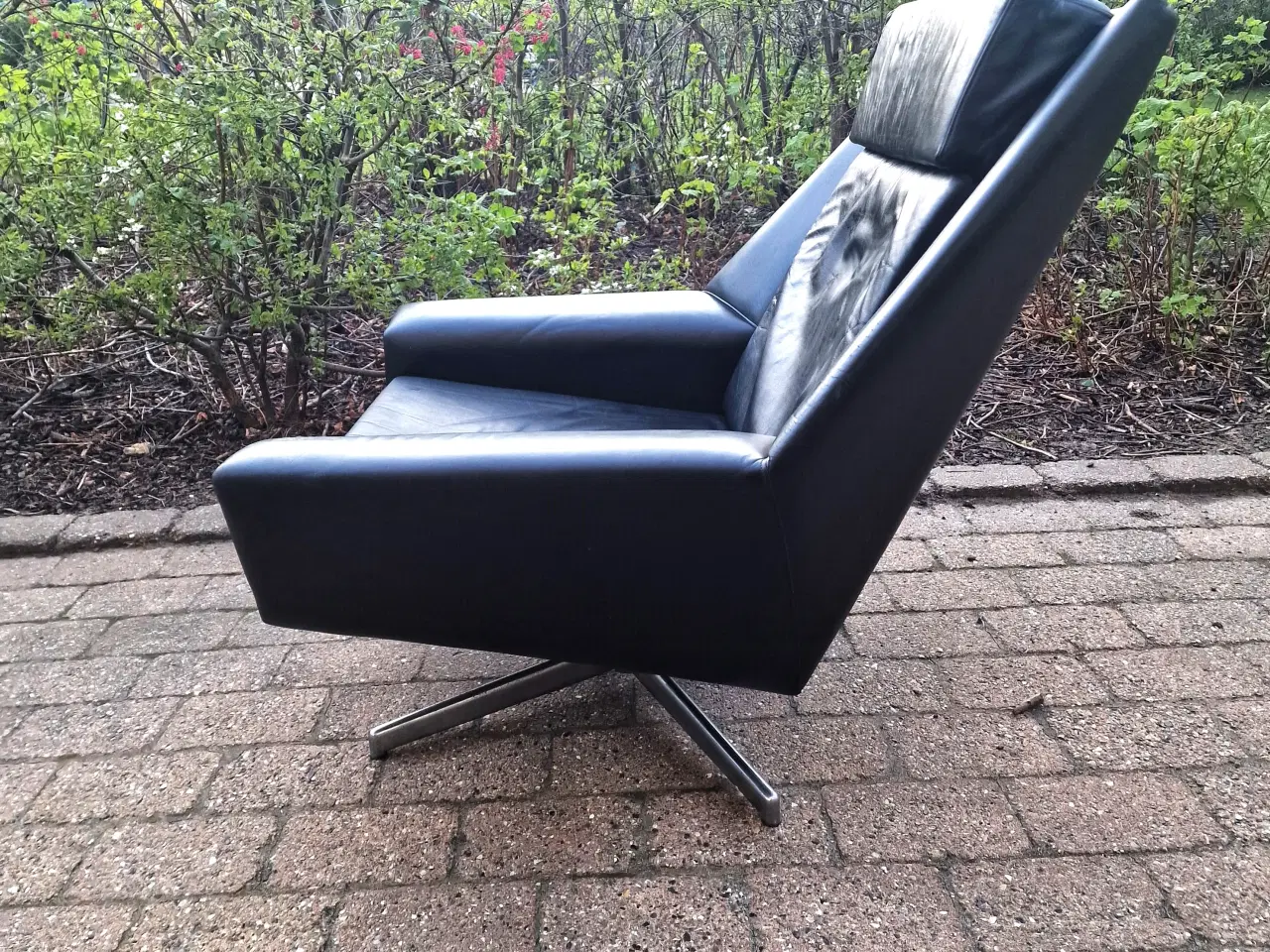 Billede 3 - Fed vintage, swivel lænestol.