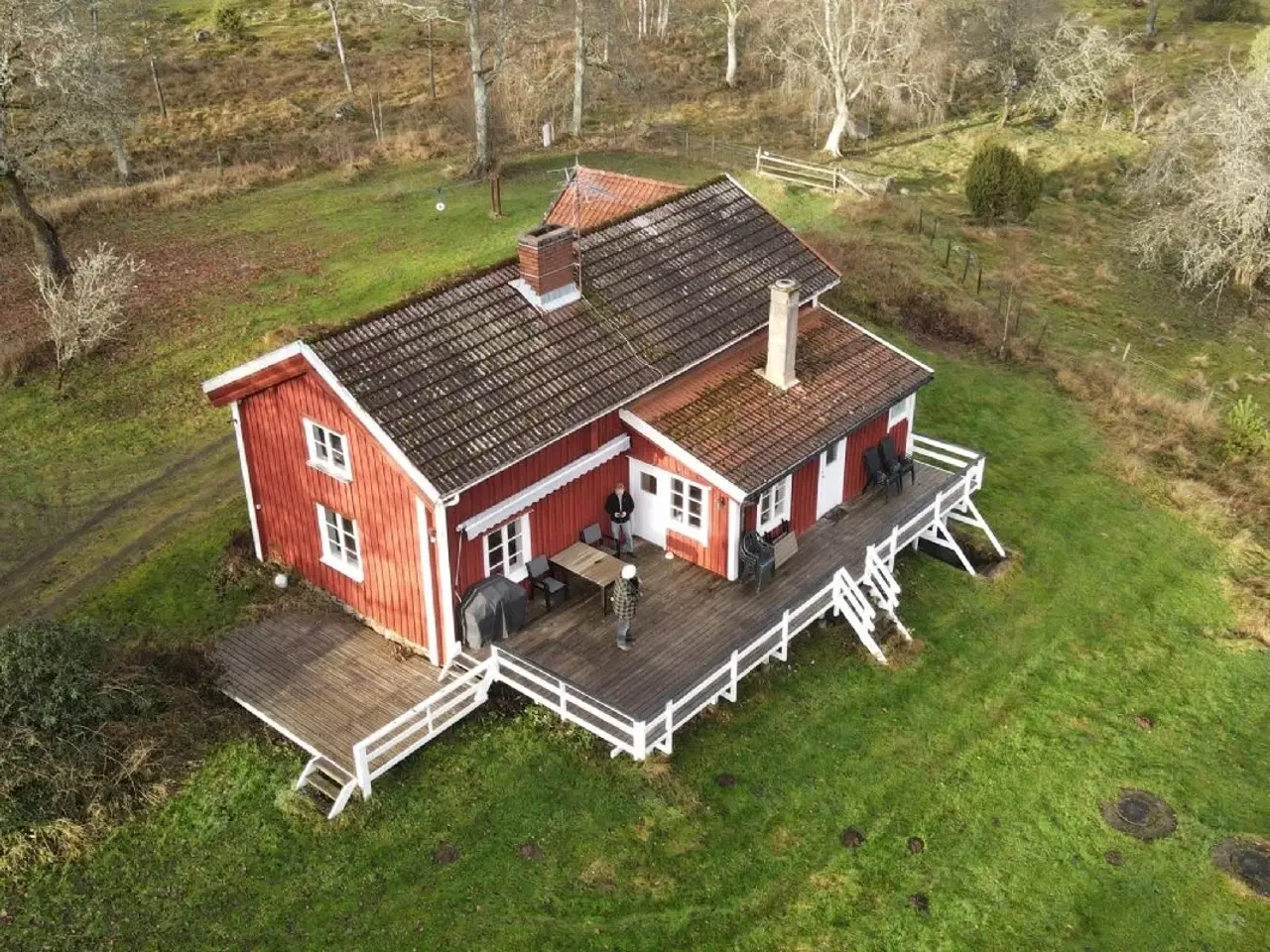 Billede 5 - �deg�rdsperle i Hallandskoven,  med 3 minutter til fiske s� og 5 minutters k�rsel til bades�.