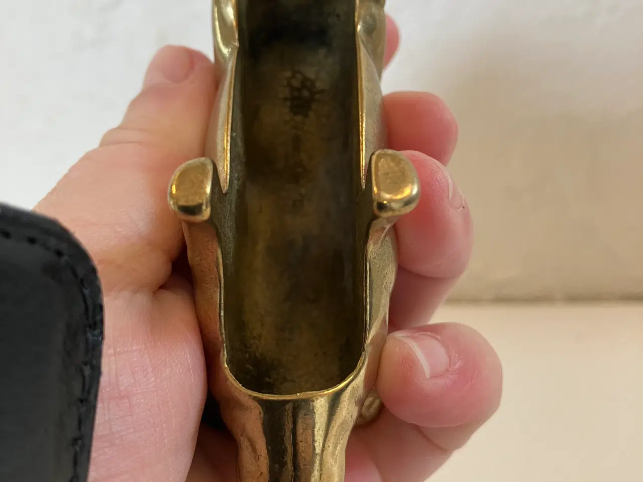 Billede 2 - Messing grise med patina