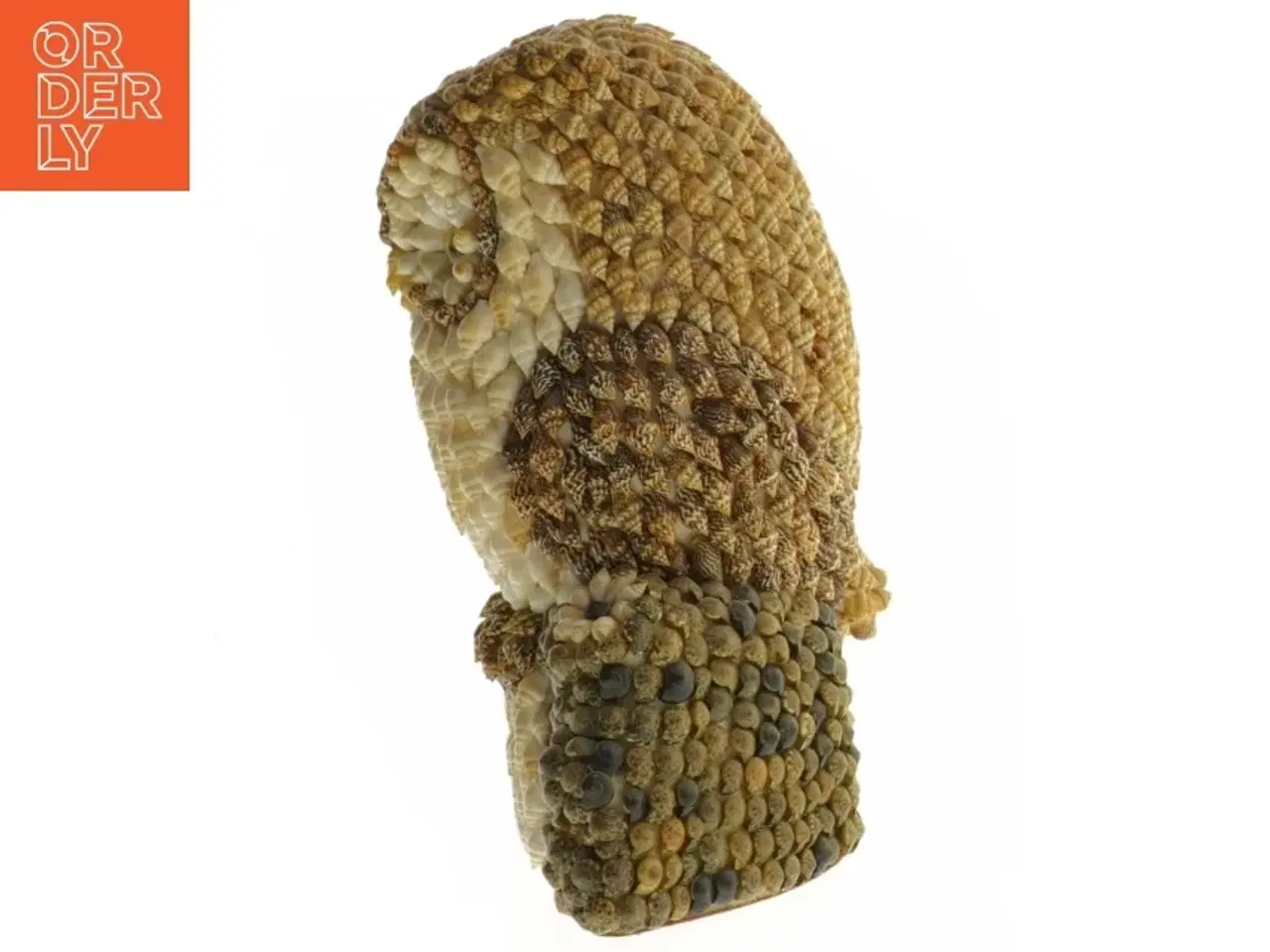 Billede 3 - Uglefigur af skaller (str. 20 cm)