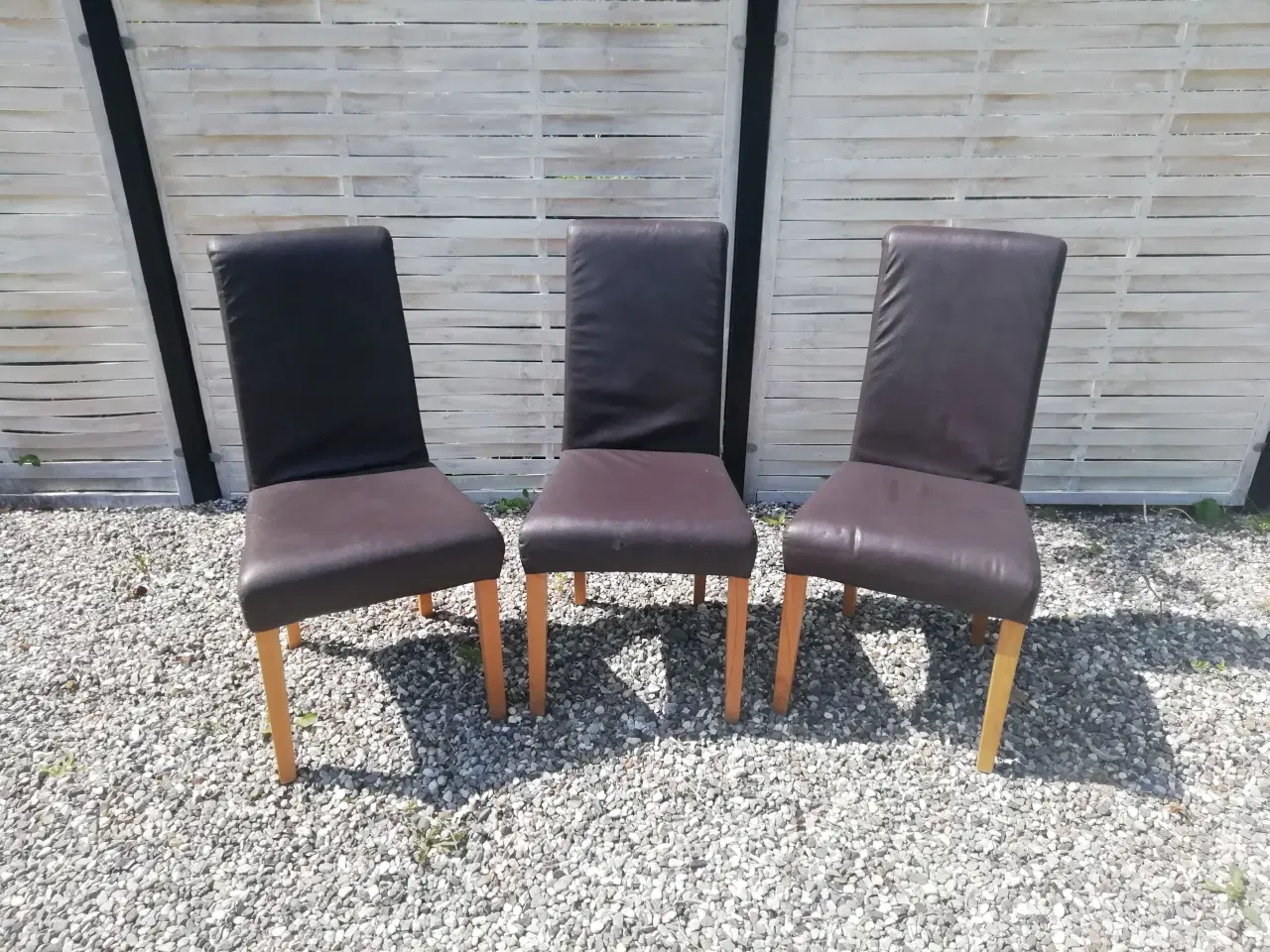 Billede 1 - 3 Læderstole