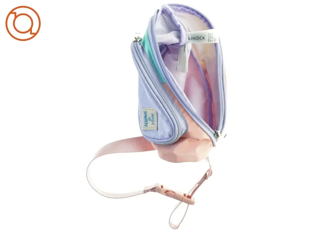 Billede 5 - Farverig bæltetaske (str. 25 x 14 cm)