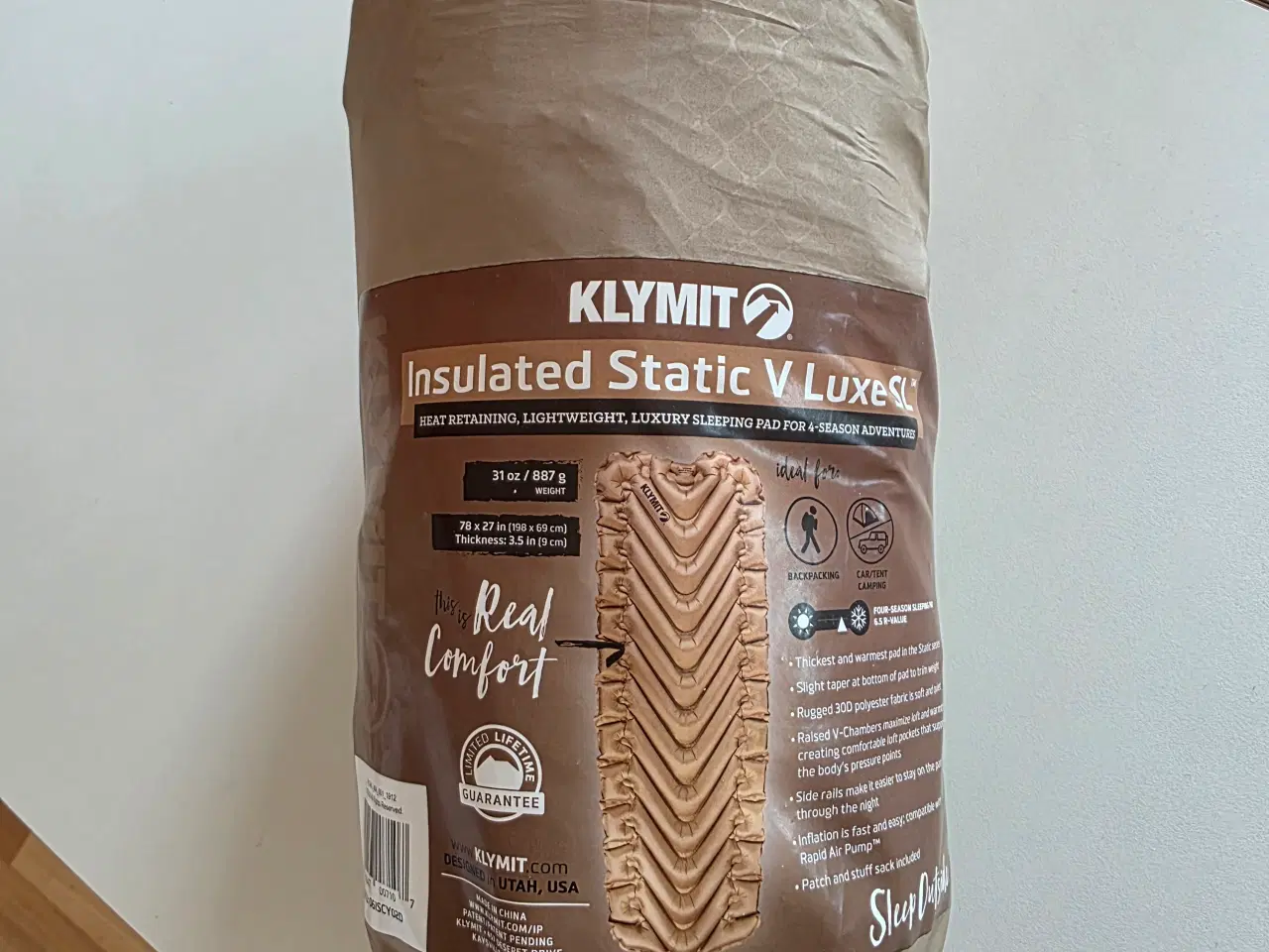 Billede 1 - Klymit insulated static v luxe sl - bred Liggeunde