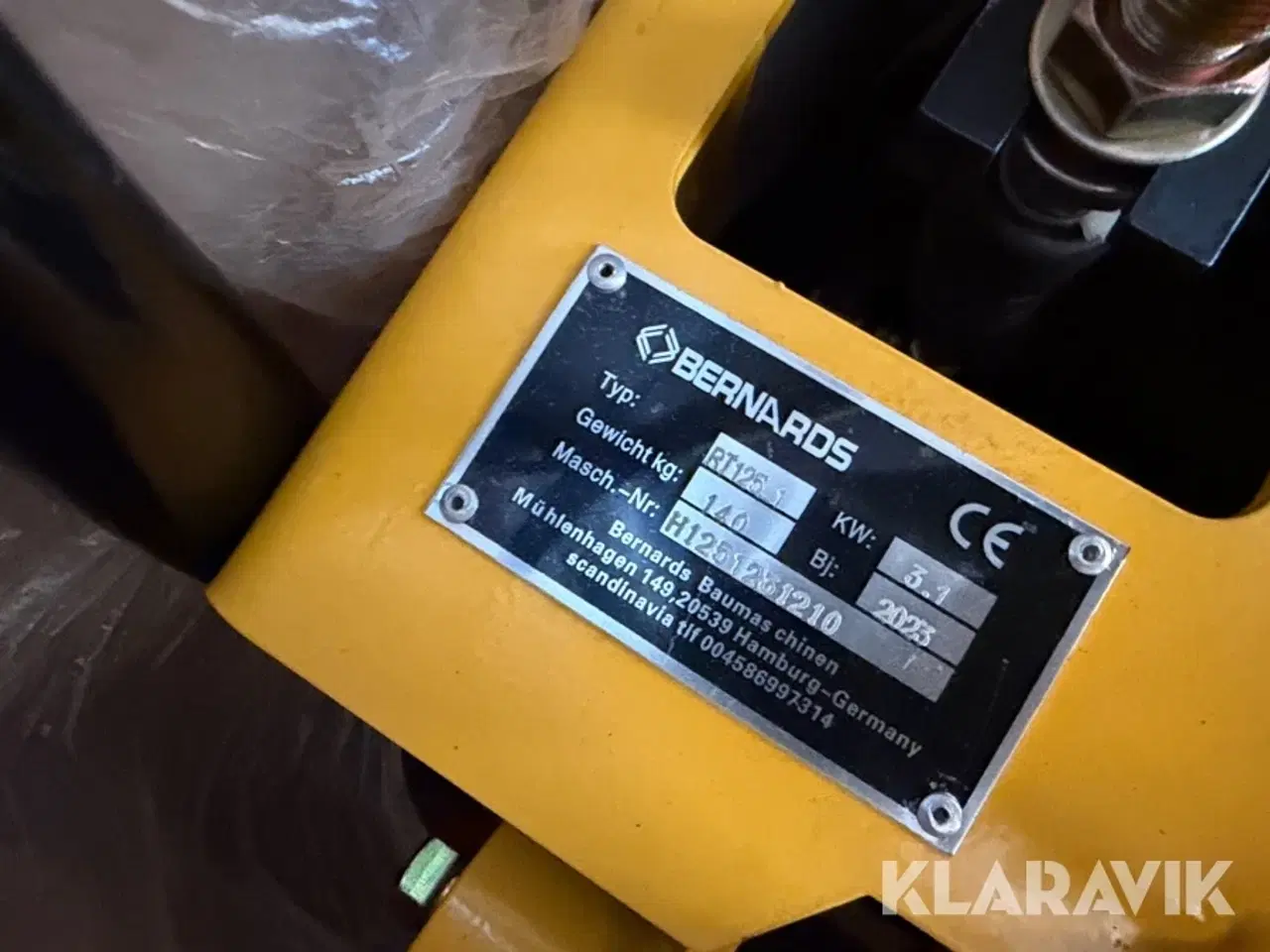 Billede 5 - Pladevibrator Bernards RT125