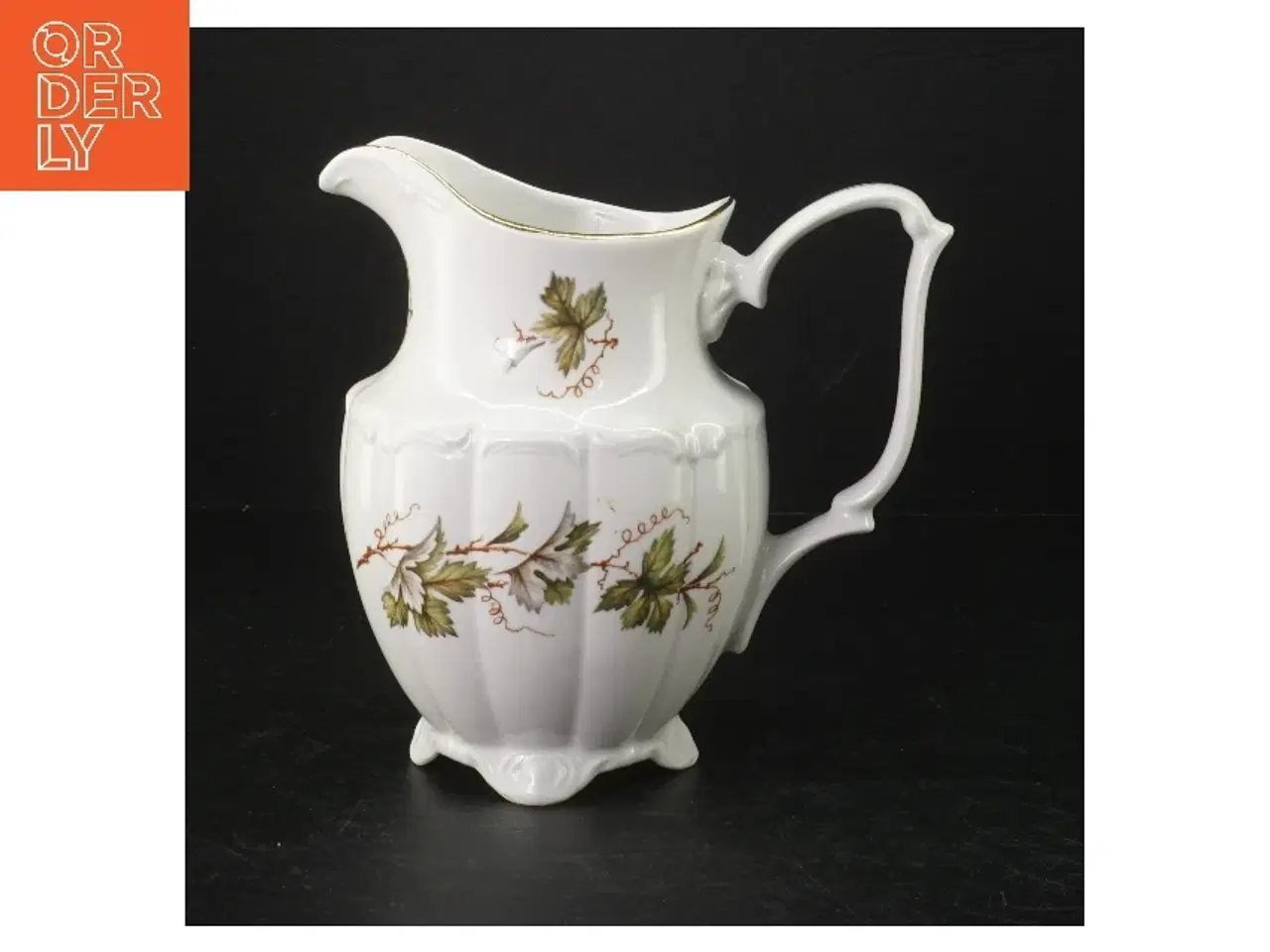 Billede 1 - Kande med bladdekoration (str. H. 16 cm)