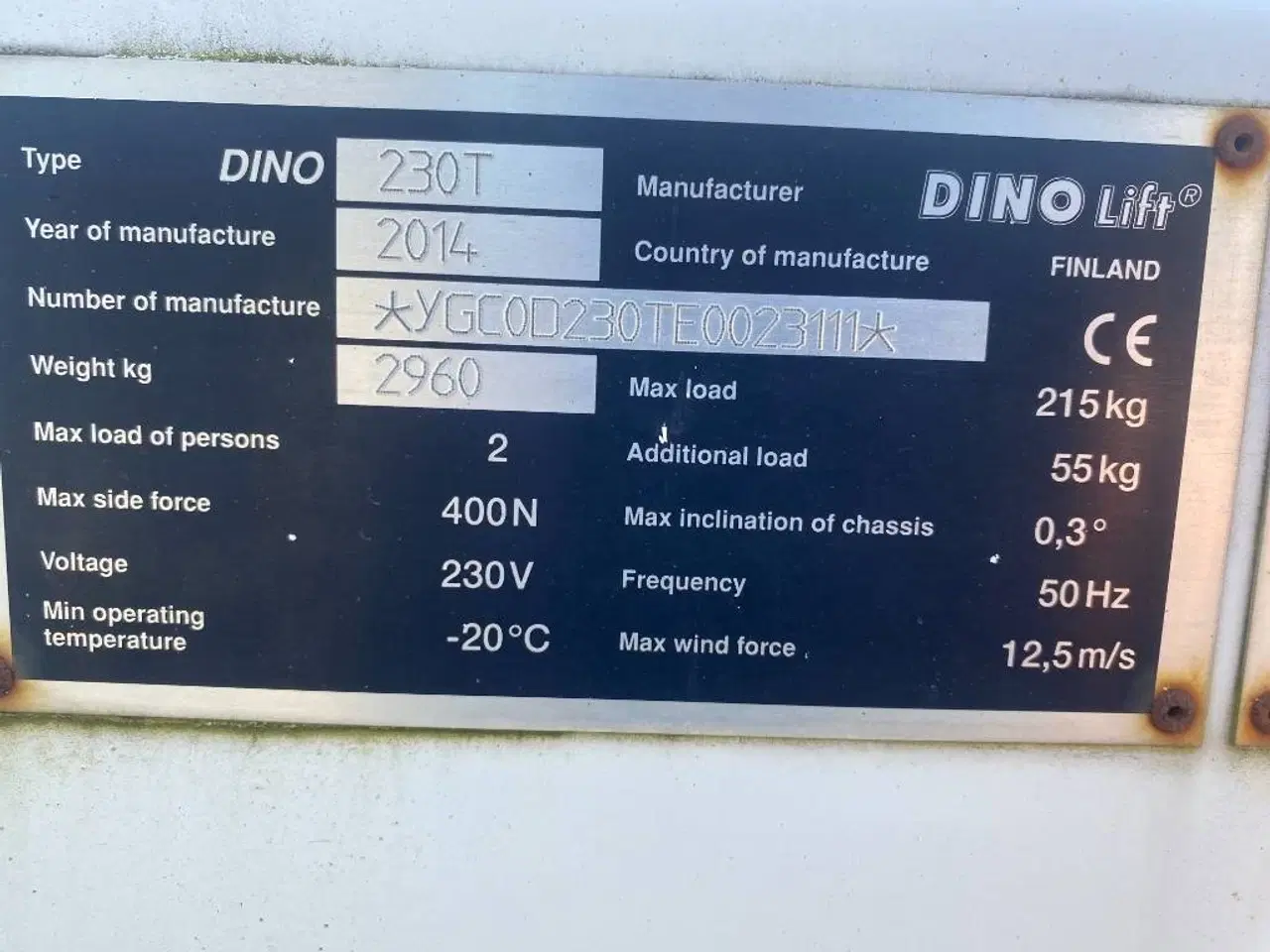 Billede 6 - Dinolift 230T