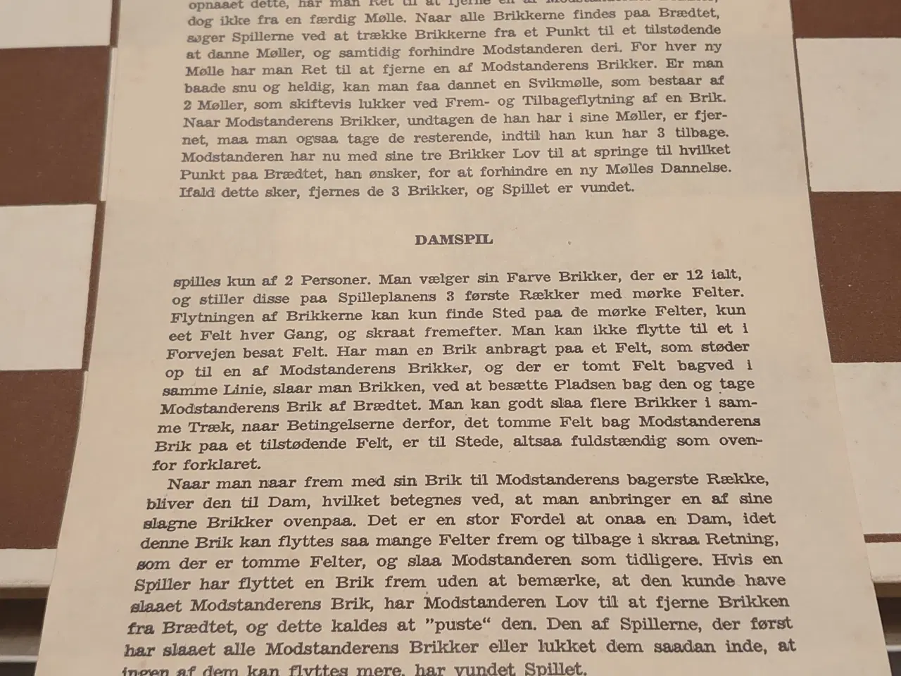 Billede 2 - Skak,Dam,Mølle. Sjældent Drechsler spil CD 191