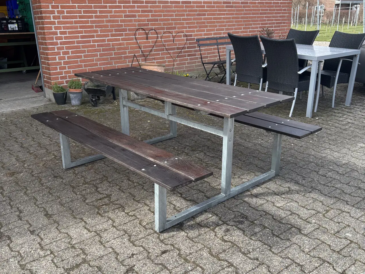 Billede 1 - Bord- bænkesæt, god kvalitet