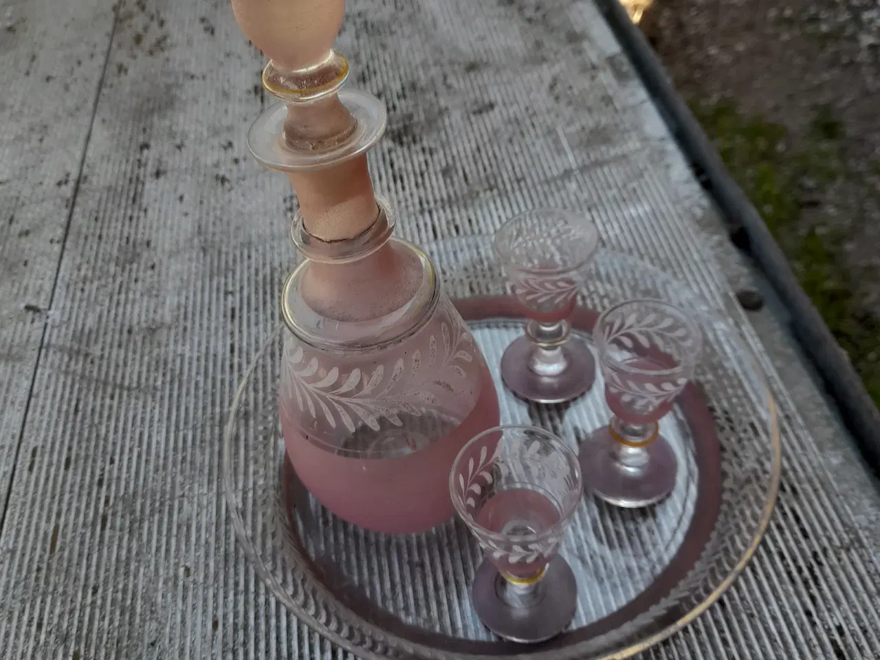 Billede 2 - glas karaffel vinglas