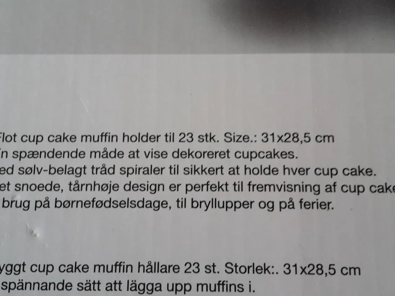 Billede 6 - Cupcaka holder til 23 styk