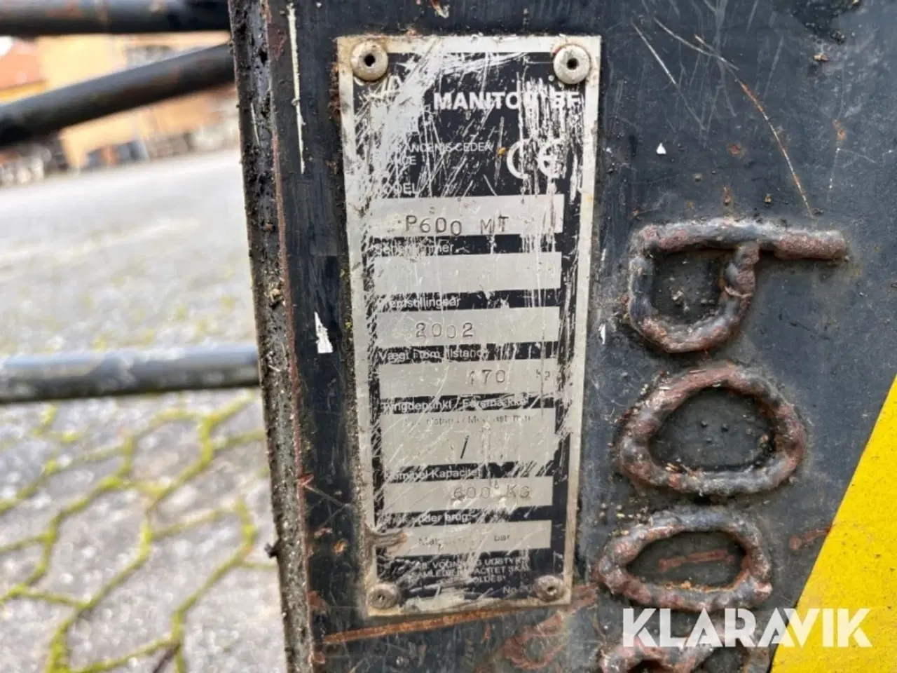 Billede 5 - Kranarm Manitou P600 MT