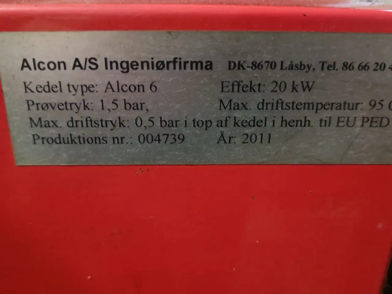 Billede 4 - - - - Jepo stoker incl. Alcon 6 kedel fra 2011