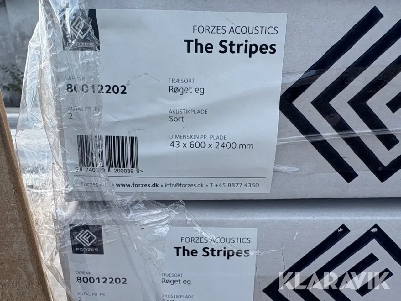 Billede 11 - Akustikpanel Forzes The Stripes Røget Eg 28 styk