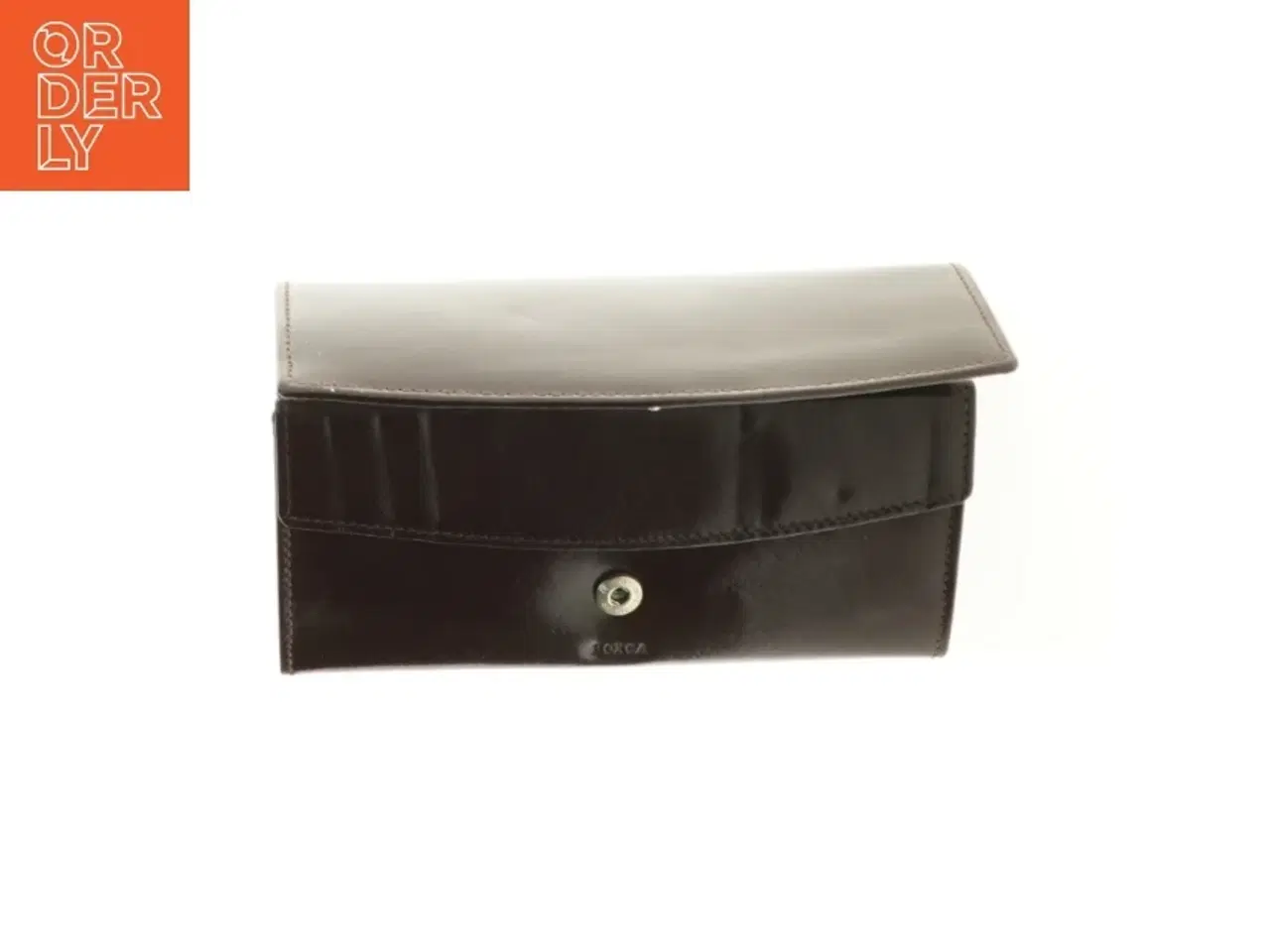 Billede 4 - Sort læderpung fra Eoxca (str. 18 x 9 x 3 cm)