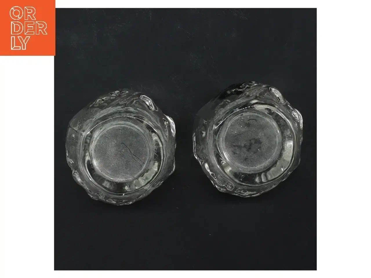 Billede 3 - Glas fyrfadsstager (str. 6,5 cm)