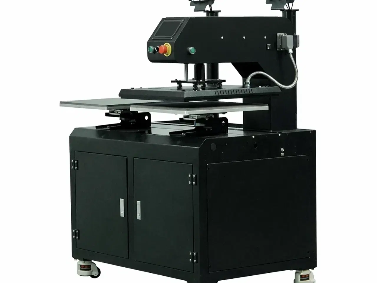 Billede 1 - Skilpro Dobbeltstation Elektrisk Automatisk Varmepresse 40x60 cm med Laserpositionering