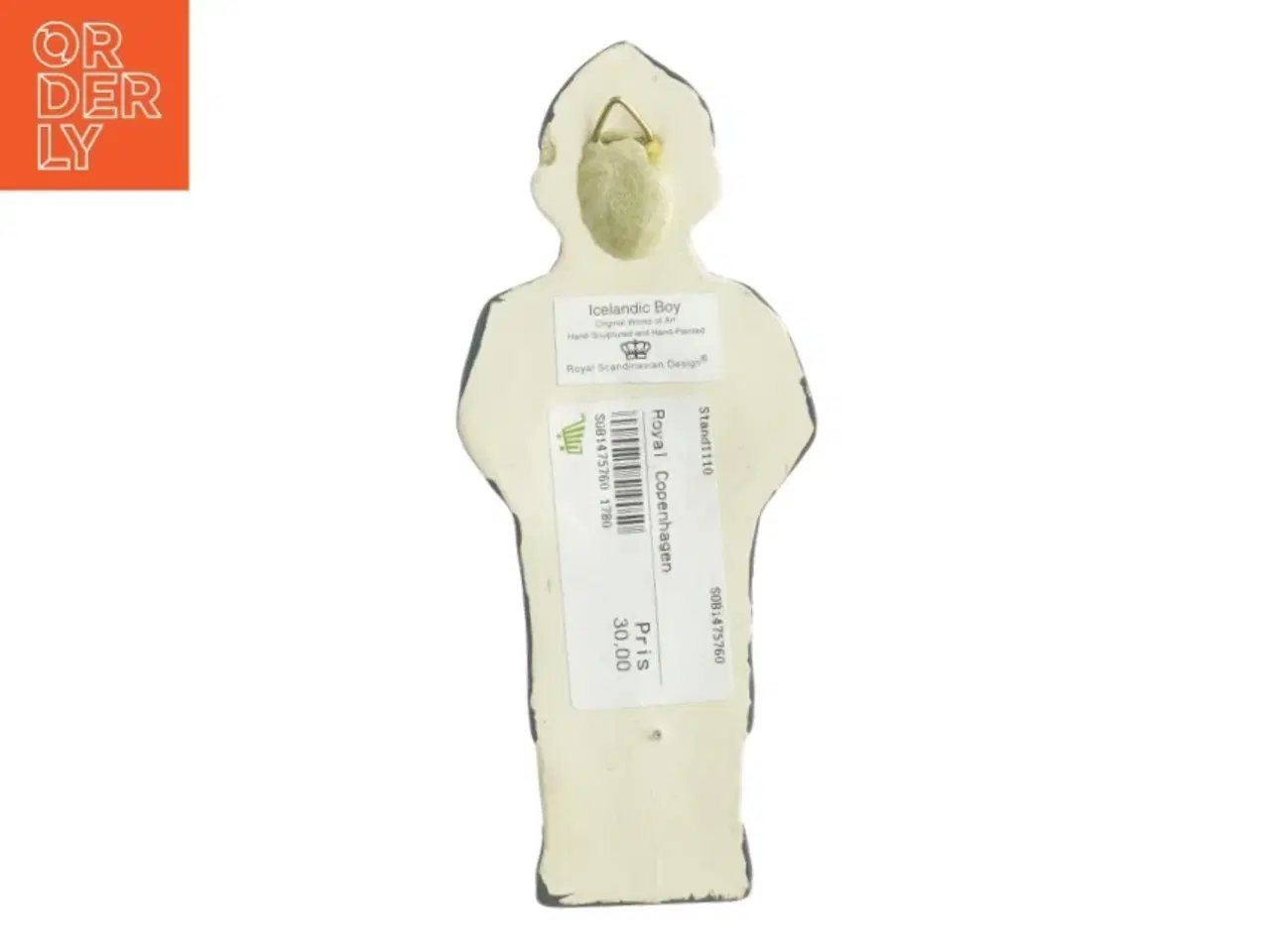 Billede 4 - Islandsk dreng figur (str. 17 x 7 cm)