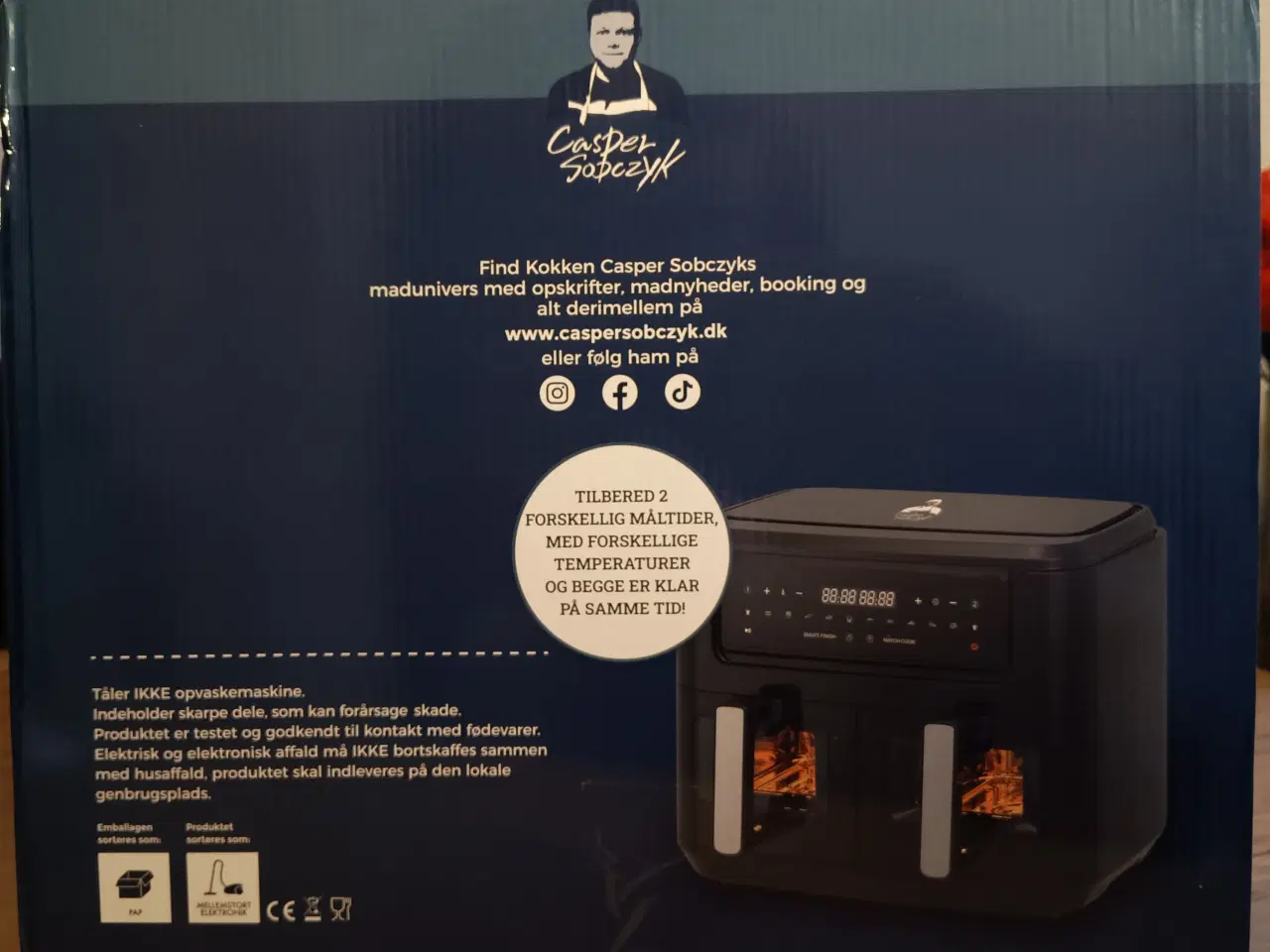 Billede 8 - Casper Sobczyk Dual zone airfryer 9L