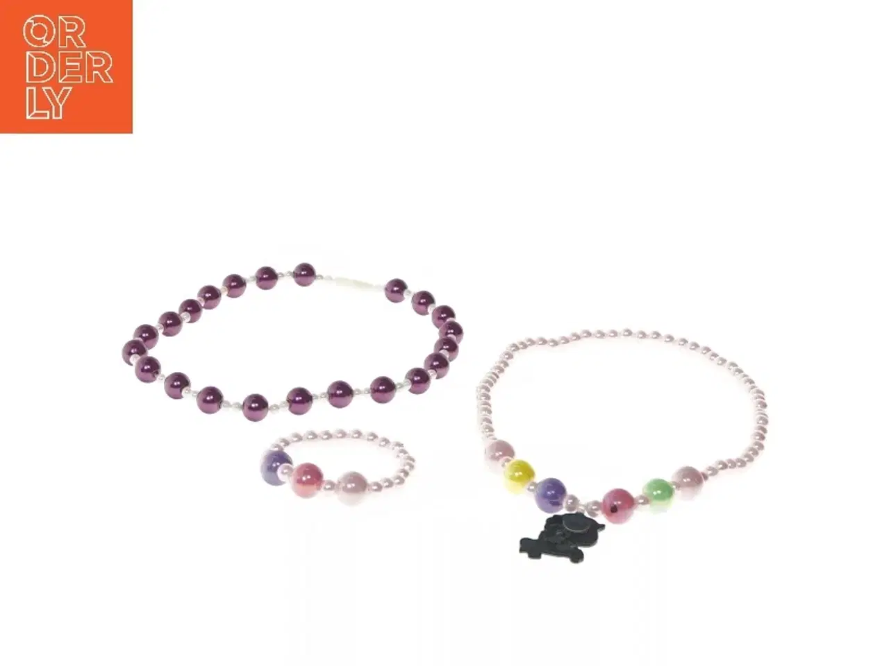 Billede 3 - Perlekædesæt til børn (str. 40 og 40 og 7,5 cm)