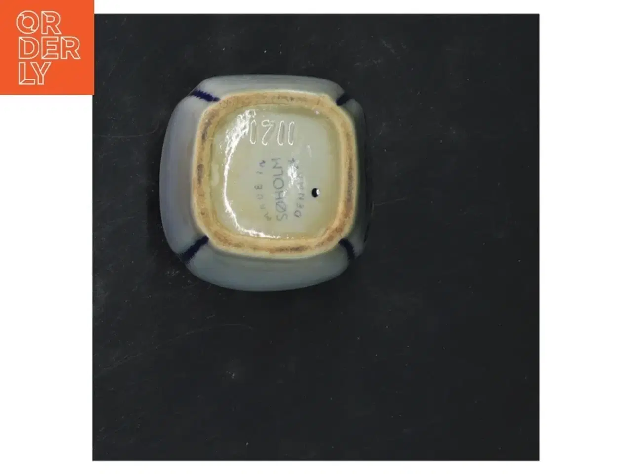 Billede 3 - Søholm Karry krydderikrukke med korklåg (str. 9,5x6 cm)