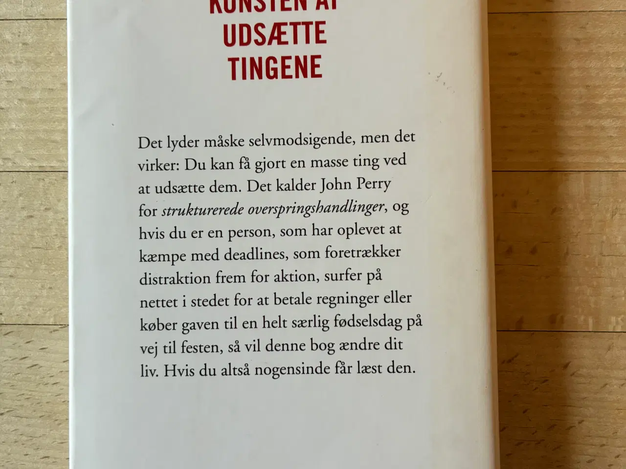 Billede 2 - Kunsten at udsætte tingene, 