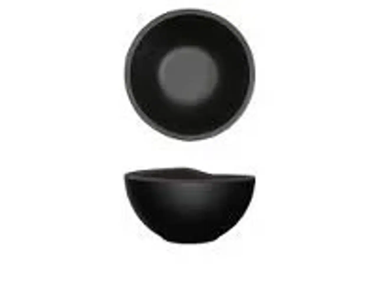 Billede 1 - 40 stk. Skål melamin mat sort 108 mm 27 cl Copenhagen