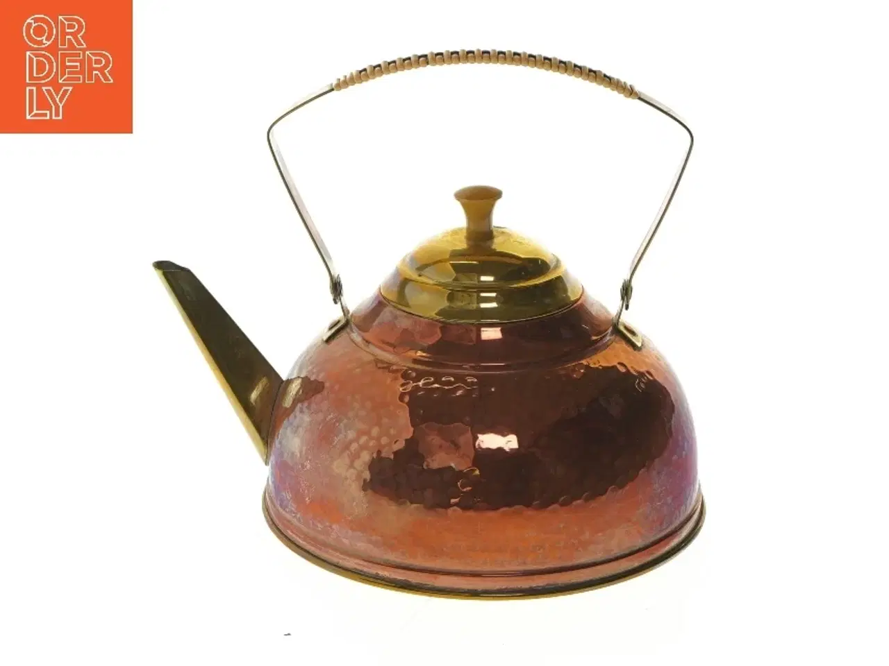 Billede 1 - Kobbertekande (str. Ø 16,5 cm)