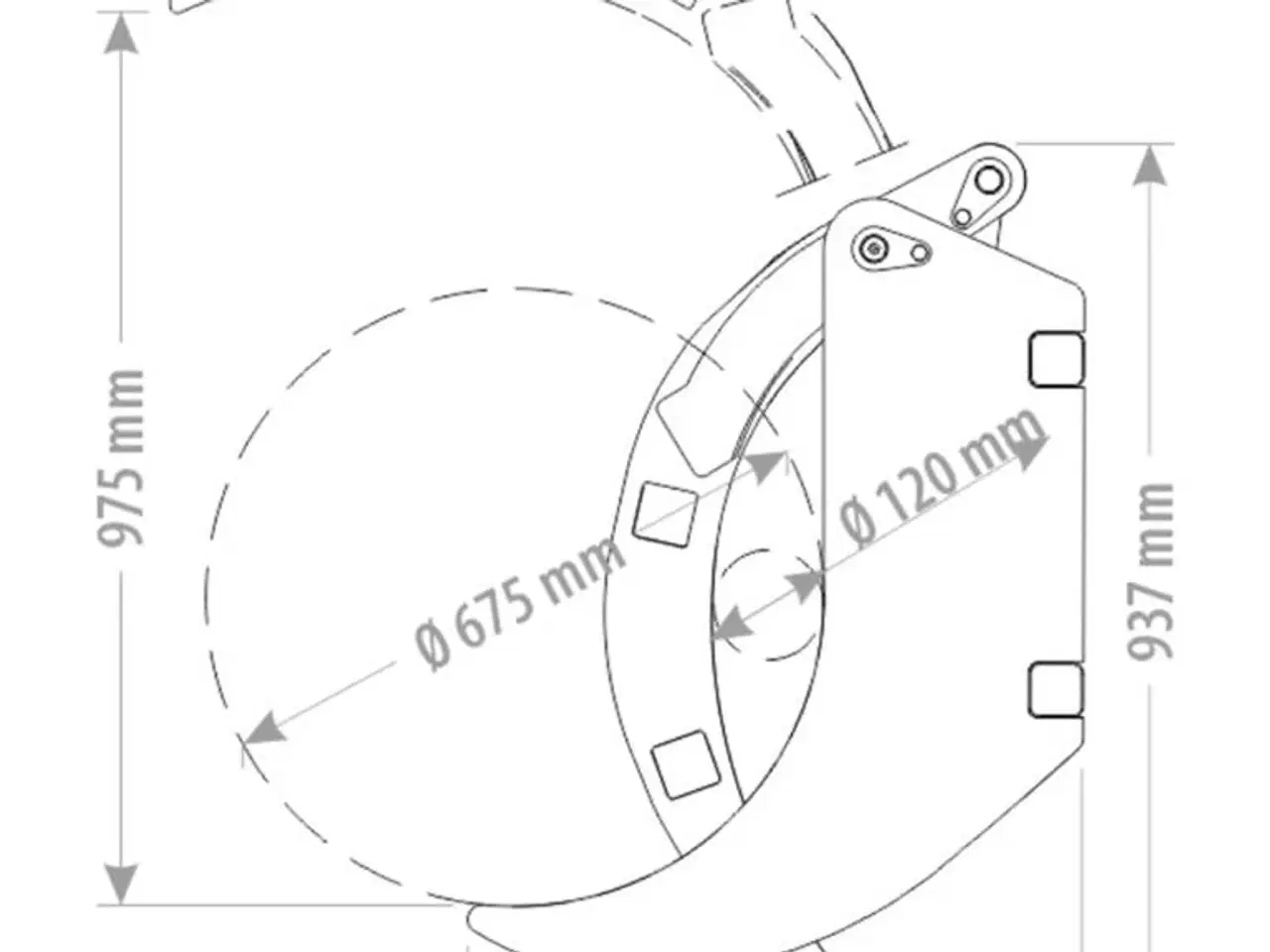 Billede 2 - FK Machinery Skovtang Enkel Arm