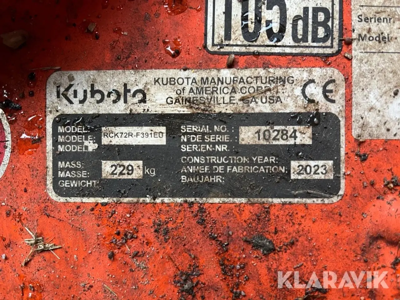 Billede 9 - Græsslåmaskine KUBOTA F3890