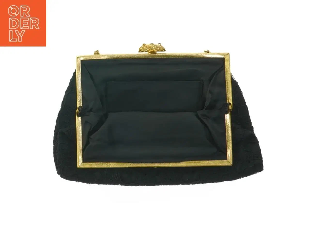 Billede 2 - Elegant vintage taske med guldkæde (str. 25x17 cm)