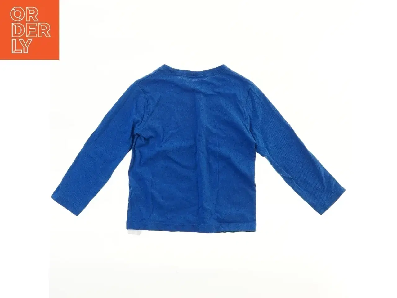 Billede 2 - Langærmet blå t-shirt med tryk fra Peppa Pig (str. 104)