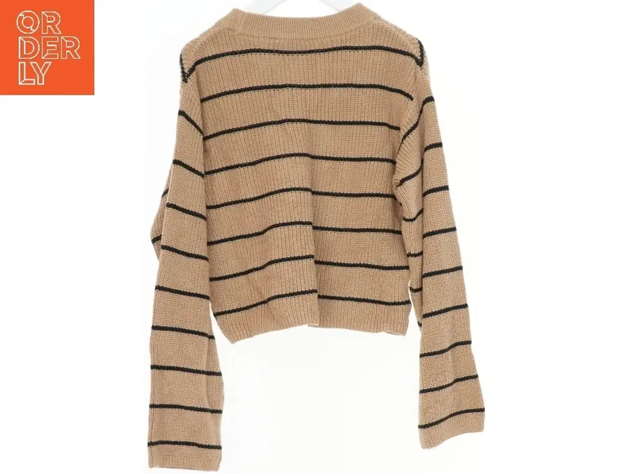Billede 2 - Beige stribet sweater fra H&M (str. 140)