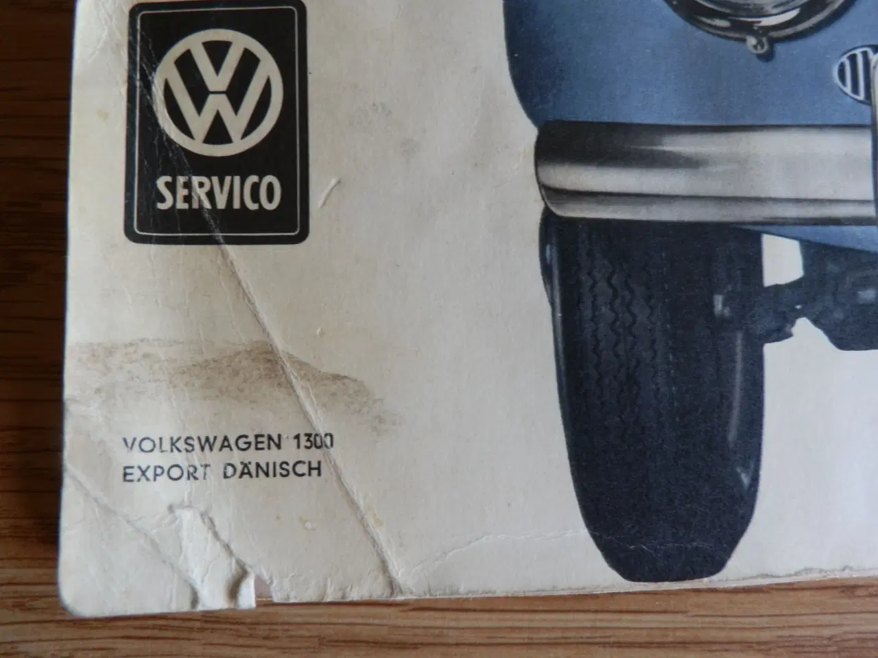 Billede 3 - Instruktionsbog til VW 1300 årg. 1965 