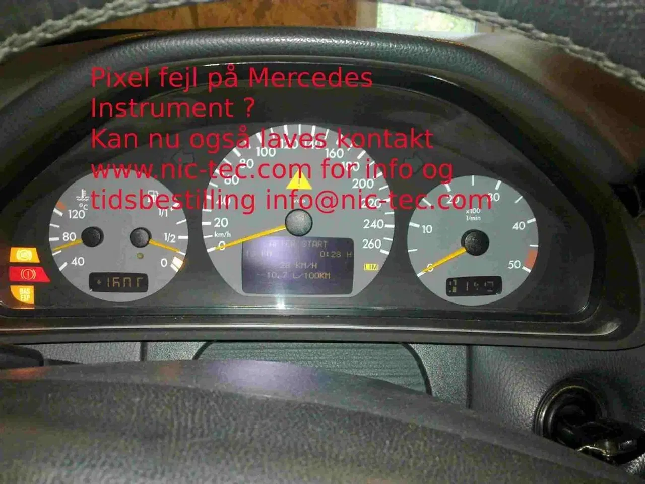Billede 1 - Mercedes w210 Speedometer / kombi instrument