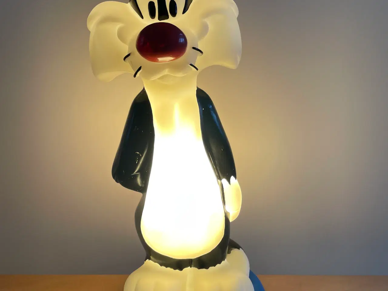 Billede 1 - Sjælden Looney Tunes Sylvester og Piphans lampe