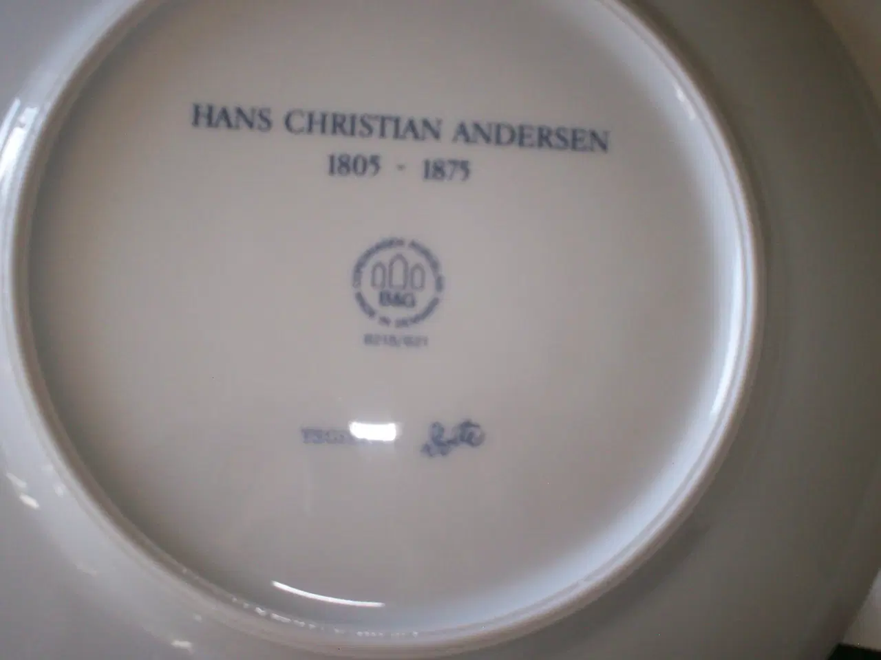 Billede 3 - H.C. Andersen fødselsdags platte