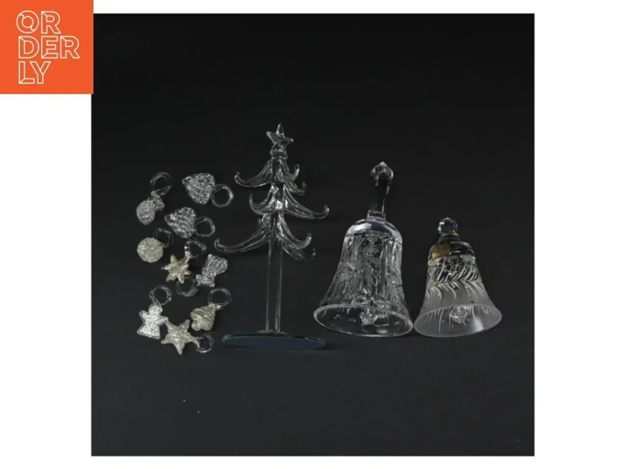 Billede 2 - Dekorative Glas Juleklokker og -figurer (str. 8 cm til 16 cm høje)