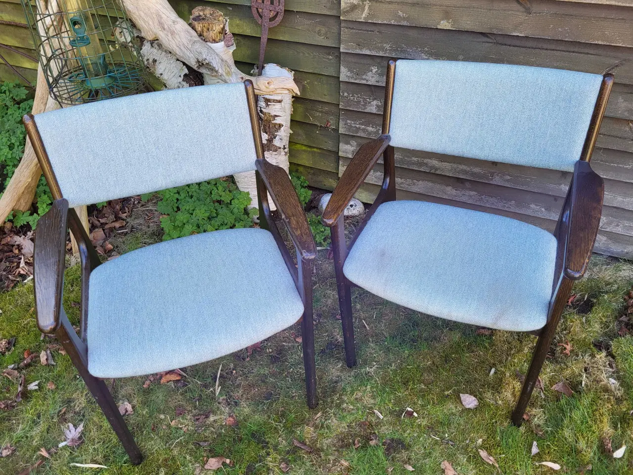 Billede 4 - To elegante retro spisebordsstole