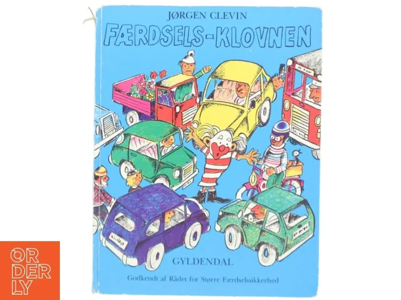 Billede 1 - 'Færdsels-klovnen' af Jørgen Clevin (bog) fra Gyldendal