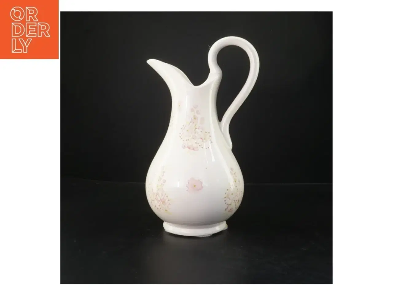 Billede 1 - Dekorativ kande i fajance (str. 36 cm)