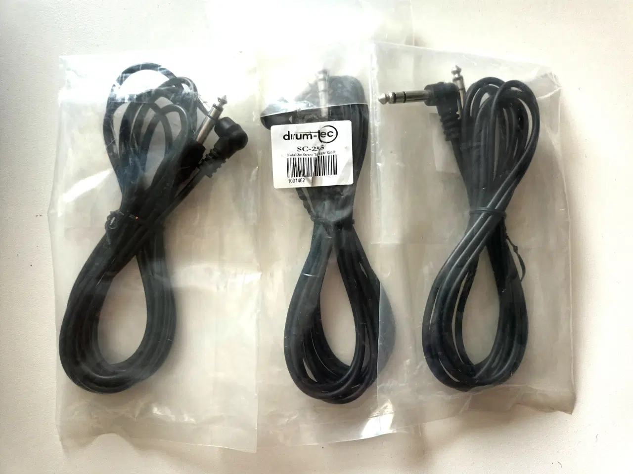 Billede 1 - 3 stk drum-tec stereo trigger kabel til alle pads 