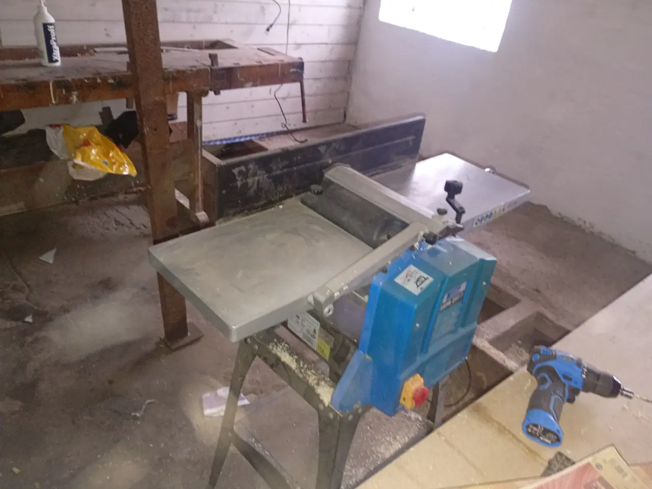 Billede 1 - Fin lille afratter høvl med tykkelse høvl også vir