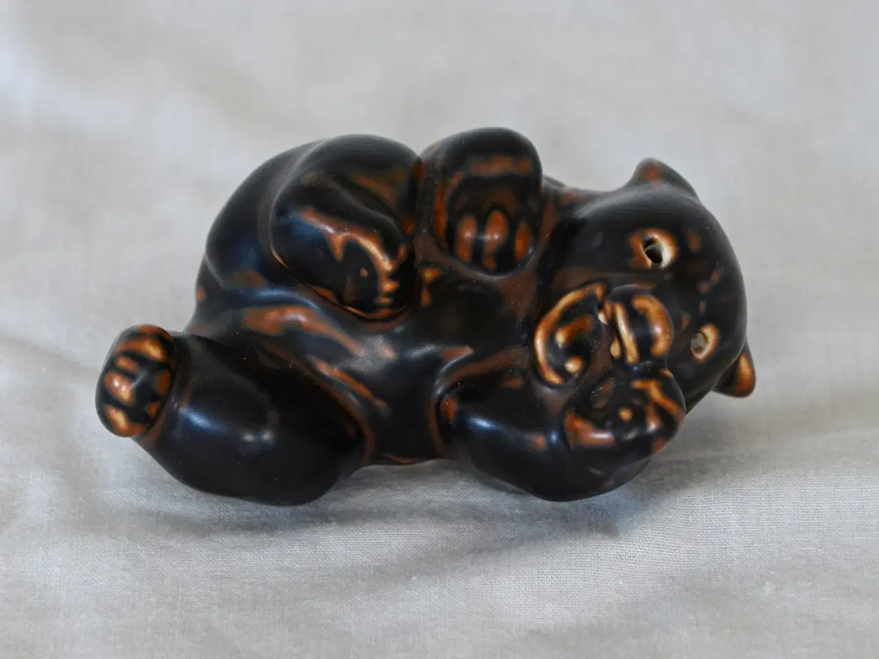 Billede 5 - 4 Bjørneunger i brunt stentøj - Royal Copenhagen		