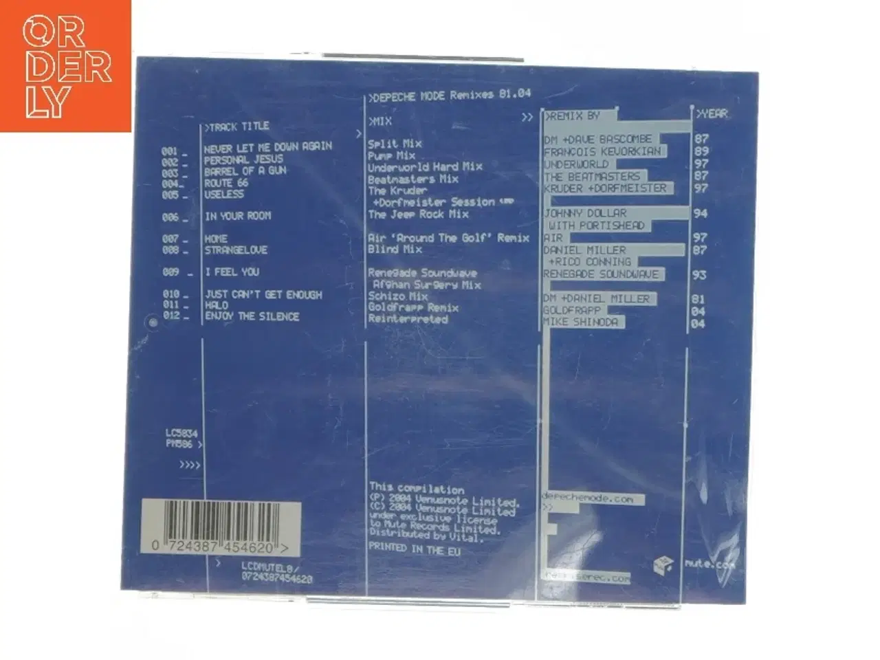 Billede 3 - Depeche Mode Remixes 81-04 CD (str. 12,5x14 cm)