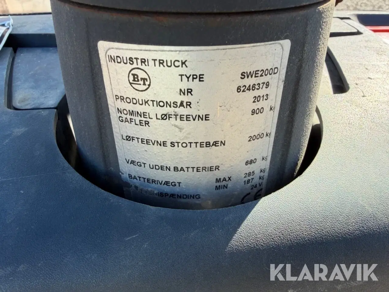 Billede 5 - Gaffelstabler BT SWE200D - 2000kg